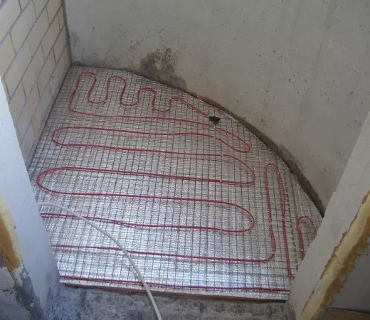 Монтаж электрических теплых полов на балконе в Зеленограде