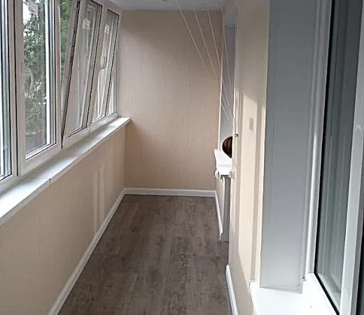 ПВХ панели для внутренней отделки балкона в Зеленограде