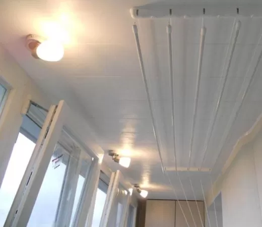 Установка потолочного освещения на балкон в Зеленограде