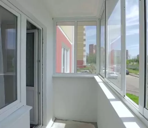 Холодные алюминиевые окна с раздвижным открыванием на лоджию в Зеленограде